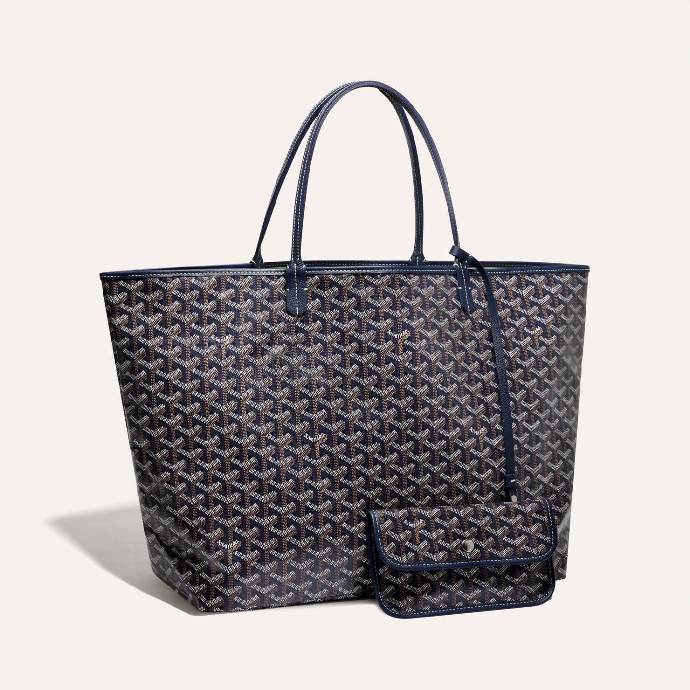 Goyard Saint Louis GM Tote Bag Navy Blue - Image 1